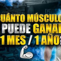 ❓ ¿Cuánta MASA MUSCULAR se puede GANAR en UN MES o UN AÑO de forma Natural? || Basado la Ciencia
