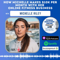 Ep 266: How Michelle makes $10k per month with her online fitness business