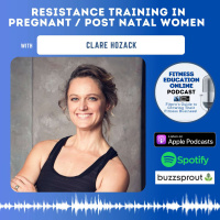 Ep 246: Resistance Training in Pregnant / Post Natal Women with Clare Hozack