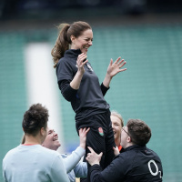 Kates rugby, Charles in Chinatown and Fergies TV comeback
