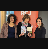 Murielle Magellan pour son dernier roman « La fantaisie » et Léa Chauvel Levy pour son roman « Une demande folle »