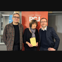 Charles Dantzig pour son roman « Paris dans tous ses siècles » et William Marx professeur au collège de France