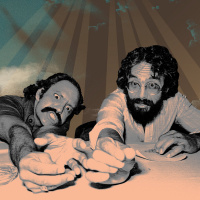Cheech and Chong Go Up in Smoke