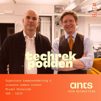 178. Organisera kompetensdelning  utveckla ledare internt med Micael Holmström - CEO - 13|37