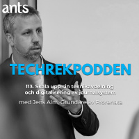 113. Skala upp sin teknikavdelning och digitalisering av journalsystem med Jens Alm - Grundare av Prorenata