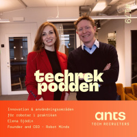 179. Innovation  användningsområden för robotar i praktiken med Elena Sjödin, Founder  CEO - Robot Minds