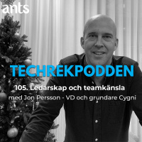 105. Ledarskap och teamkänsla med Jon Persson - VD och grundare Cygni