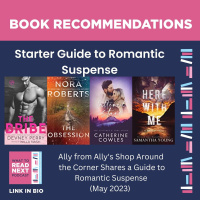 #654 A Starter Guide to Romantic Suspense with @Allys Bookshop Around the Corner