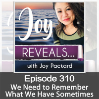 We Need to Remember What We Have Sometimes