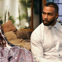 Omari Hardwick kisses Beyonce