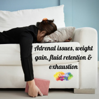 #176 Adrenal issues, weight gain, fluid retention  exhaustion PT2