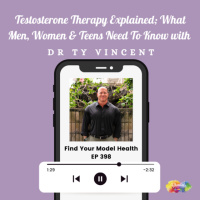 #398 Testosterone Therapy Explained What Men, Women,  Teens Need To Know with Dr Ty Vincent.