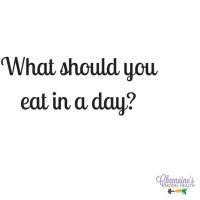 #052 What should you eat in a day