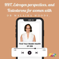 #326 HRT, Estrogen perspectives, and Testosterone for women with Dr Malaika Woods.