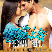 The Sheikhs Pregnant Fling Audiobook by Leslie North
