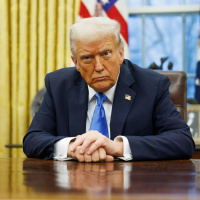 Can Donald Trump keep support after his blitz in his first 100 days?