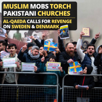 Muslim Mobs Torch Pakistani Churches - Al-Qaeda Calls For Revenge On Sweden amp Denmark