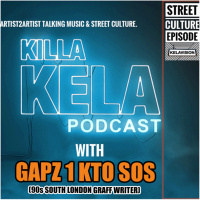 #408 with GAPZ 1 KTO S0S (90s SOUTH LONDON GRAFF WRITER)