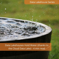 Audio Blog: Data Lakehouses Hold Water (thanks to the Cloud Data Lake) by Kevin Petrie