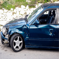 The car ploughed into her at 80km an hour.