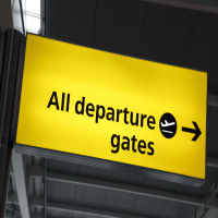 We thought we would miss our flight for our first trip away in 3years!
