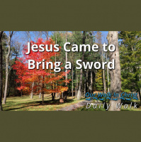 Came With a Sword | Daily Walk 74