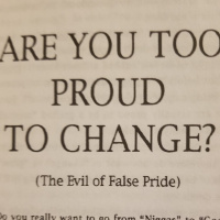 Are you too proud to change?