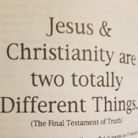 Jesus amp Christianity are two totally different things.