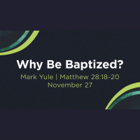 Why Be Baptized?