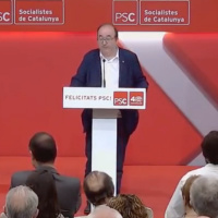 Presentació dactivitats del 40è aniversari del PSC. Intervenció de Miquel Iceta