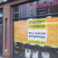 Afscheid van feestwinkel PartyCorner