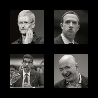 Monopoly en la vida real Amazon, Apple, Facebook, Google.