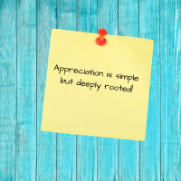 50: Appreciation Is Simple But Deeply Rooted