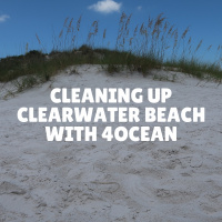 Cleaning up Clearwater Beach with 4Ocean