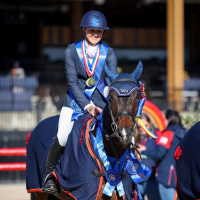 Jordan Riske - 2022 USEF YR Team and Individual 3* Long Champion