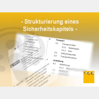 RA #006 Wie ein Sicherheitskapitel zu strukturieren ist