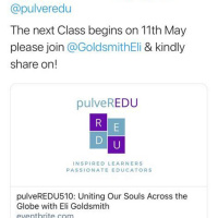 PulveREDU510: Uniting Souls Across the Globe by Eli Goldsmith!