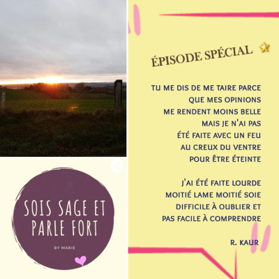 Sois Sage Et Parle Fort