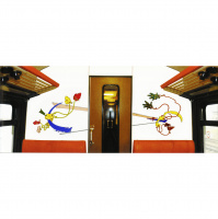 Het gezicht van de trein