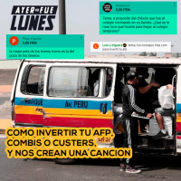 COMO INVERTIR TU AFP, COMBIS O CUSTERS, Y NOS CREAN UNA CANCION - #LADRAELPUEBLO
