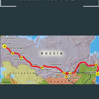 The world longest train rout of Russia