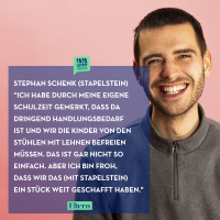 Von der Idee bis zum Produkt – ein Gespräch mit dem Erfinder von Stapelstein