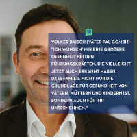 Volker Baisch: Über die Vereinbarkeit von Familie und Beruf