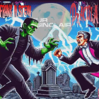 Frank N Stein VERSUS Dr. Acula! Its a Halloween ZX Spectrum MONSTER MASH on Our Sinclair 113!