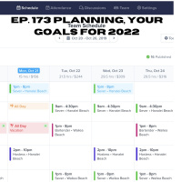 Ep. 173 Planning, Scheduling amp Goals, Goal Tracking App To Keep Up in Track