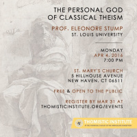 Dr. Eleonore Stump: The Personal God of Classical Theism (4/4/16)
