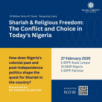 Edraak Webinar Series #7 - Shariah  Religious Freedom: The Conflict and Choice in Todays Nigeria