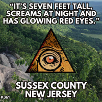 Big Red Eyes Curse: Terrified by Bigfoot in New Jersey
