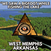 We Saw a Bigfoot While Fishing the Lake in Arkansas.
