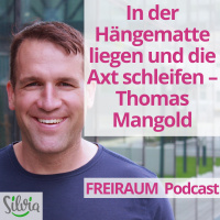 In der Hängematte liegen und die Axt schleifen